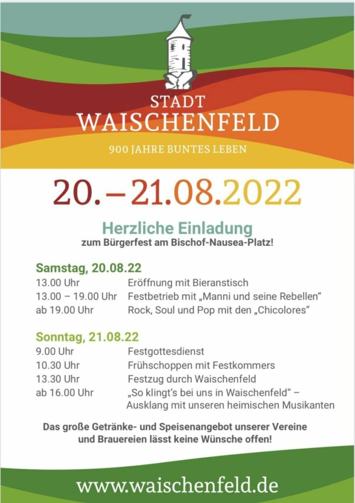 Plakat Bürgerfest Plakat Bürgerfest
