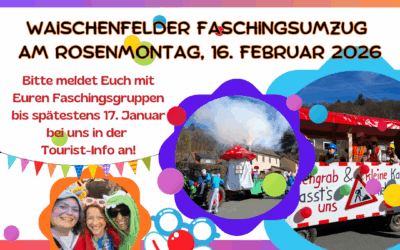 Anmeldung zum Waischenfelder Faschingsumzug 2026