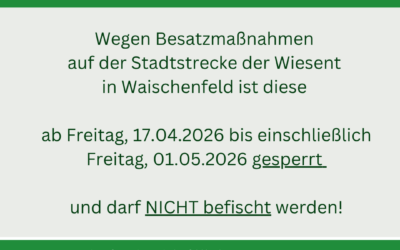 Besatzsperre Fliegenfischen