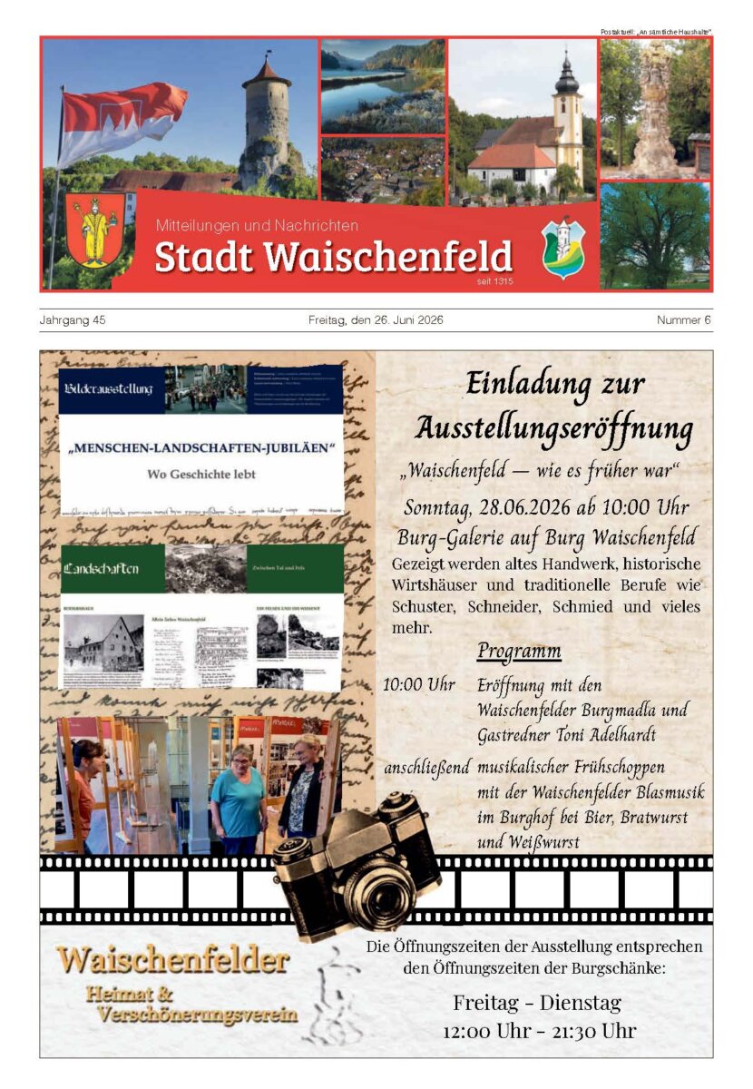Aktuelles Mitteilungsblatt