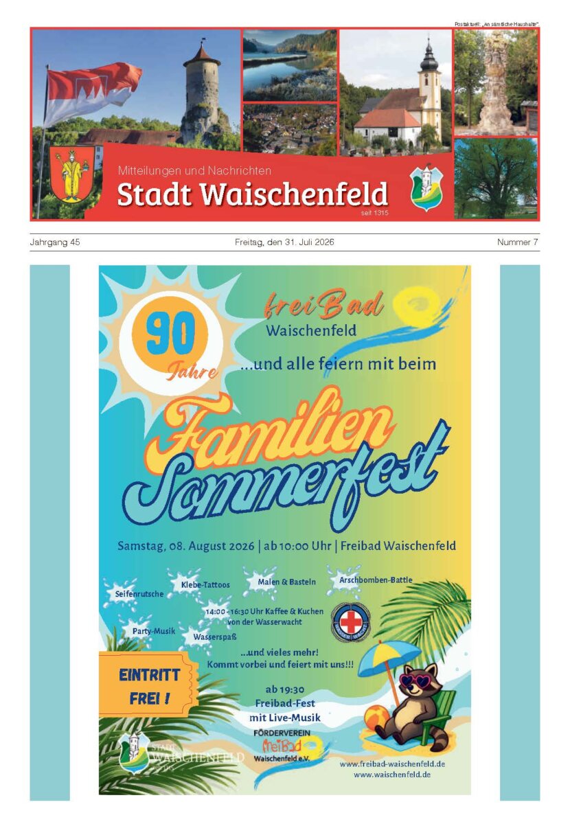 Aktuelles Mitteilungsblatt