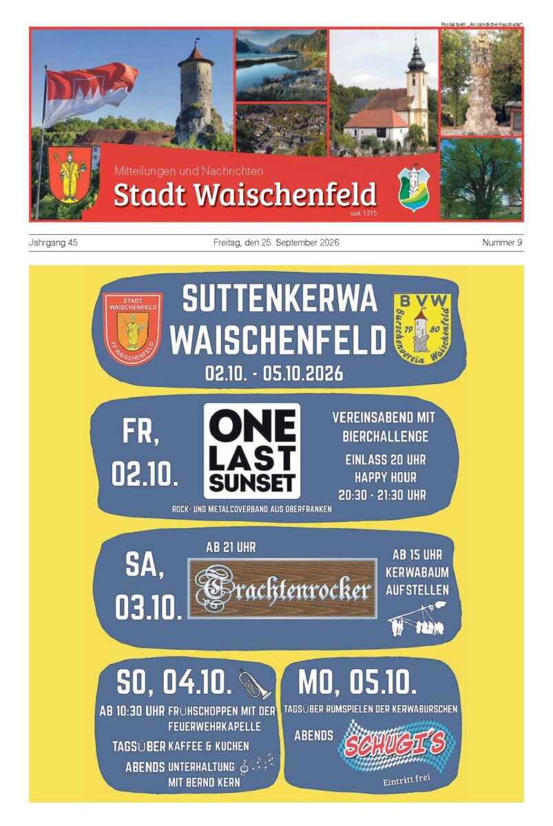 Aktuelles Mitteilungsblatt
