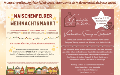 Ausschreibung Waischenfelder Weihnachtsmarkt & Adventsbüdchen